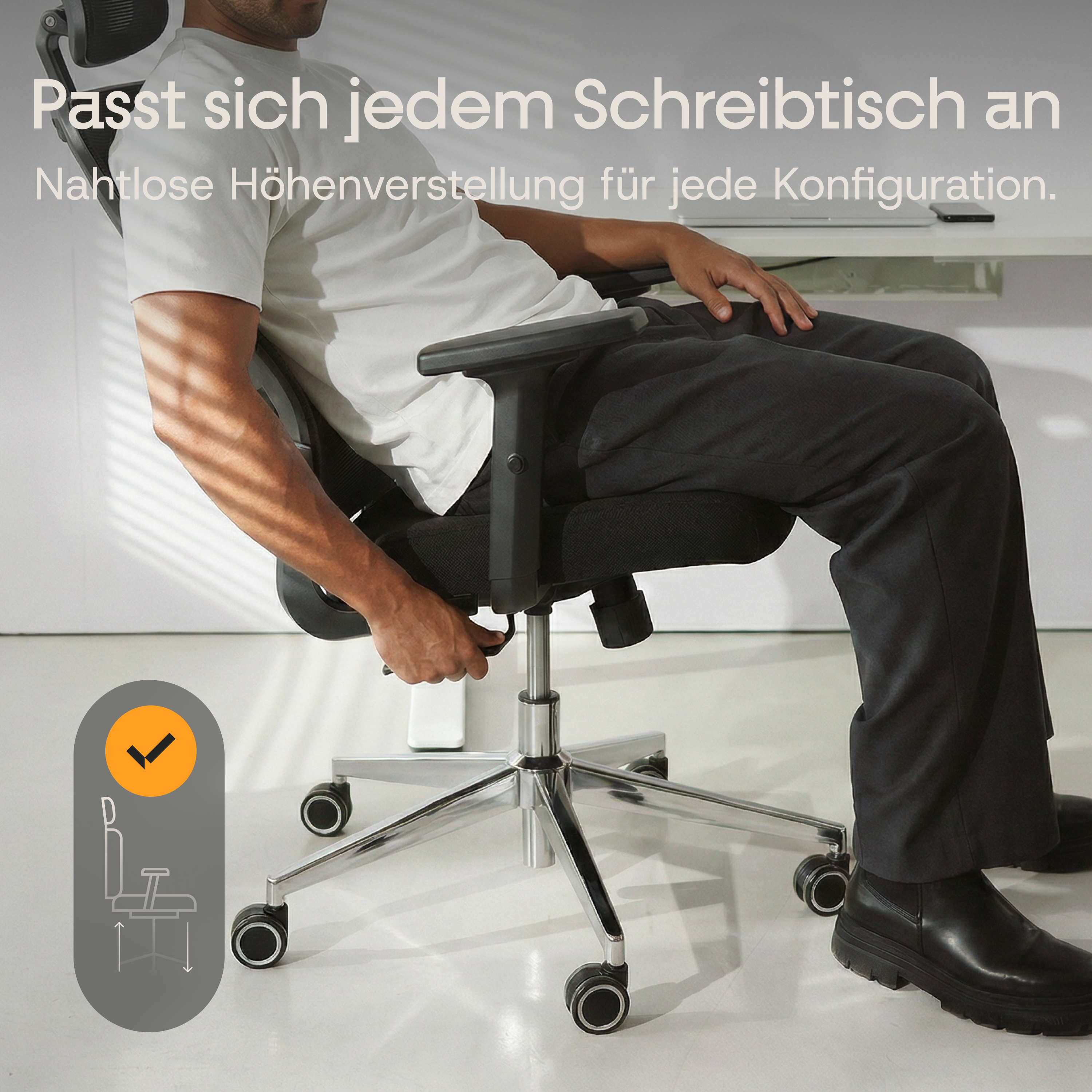 CLOUVOU BrightSeat – Ergonomischer Bürostuhl: Preis-Leistungssieger