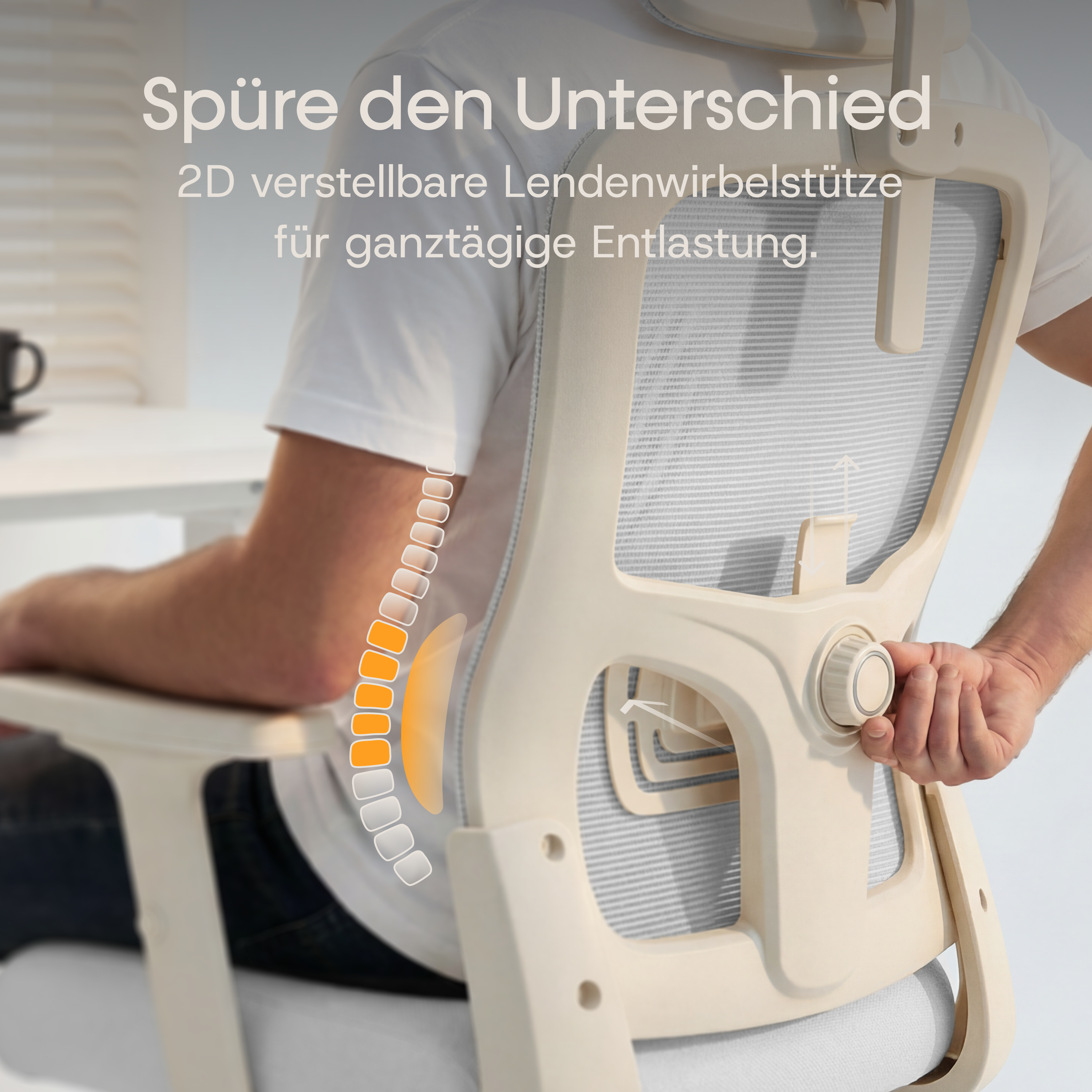 CLOUVOU BrightSeat – Ergonomischer Bürostuhl: Preis-Leistungssieger