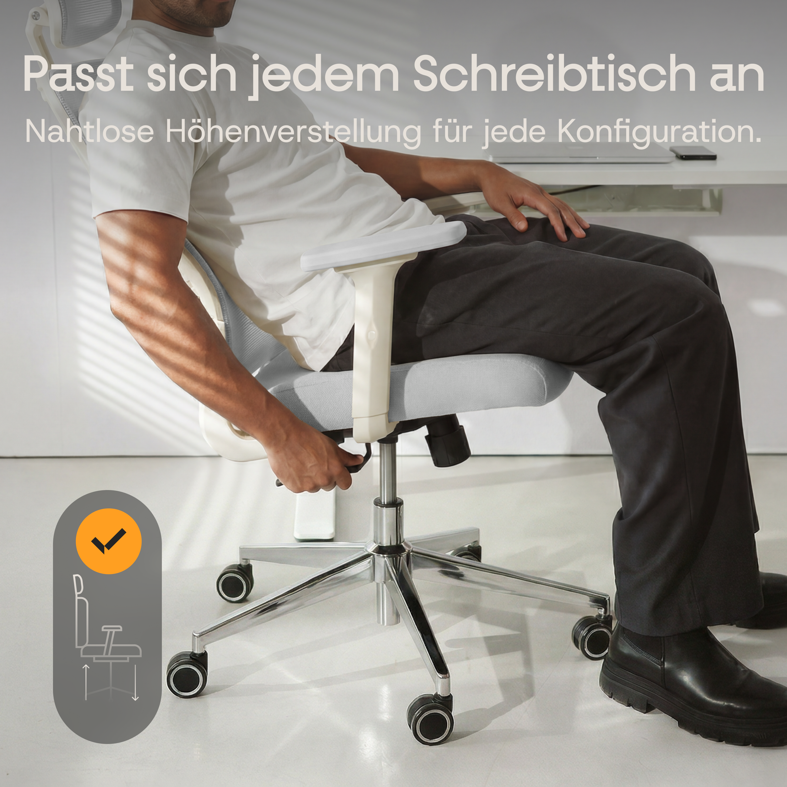 CLOUVOU BrightSeat – Ergonomischer Bürostuhl: Preis-Leistungssieger