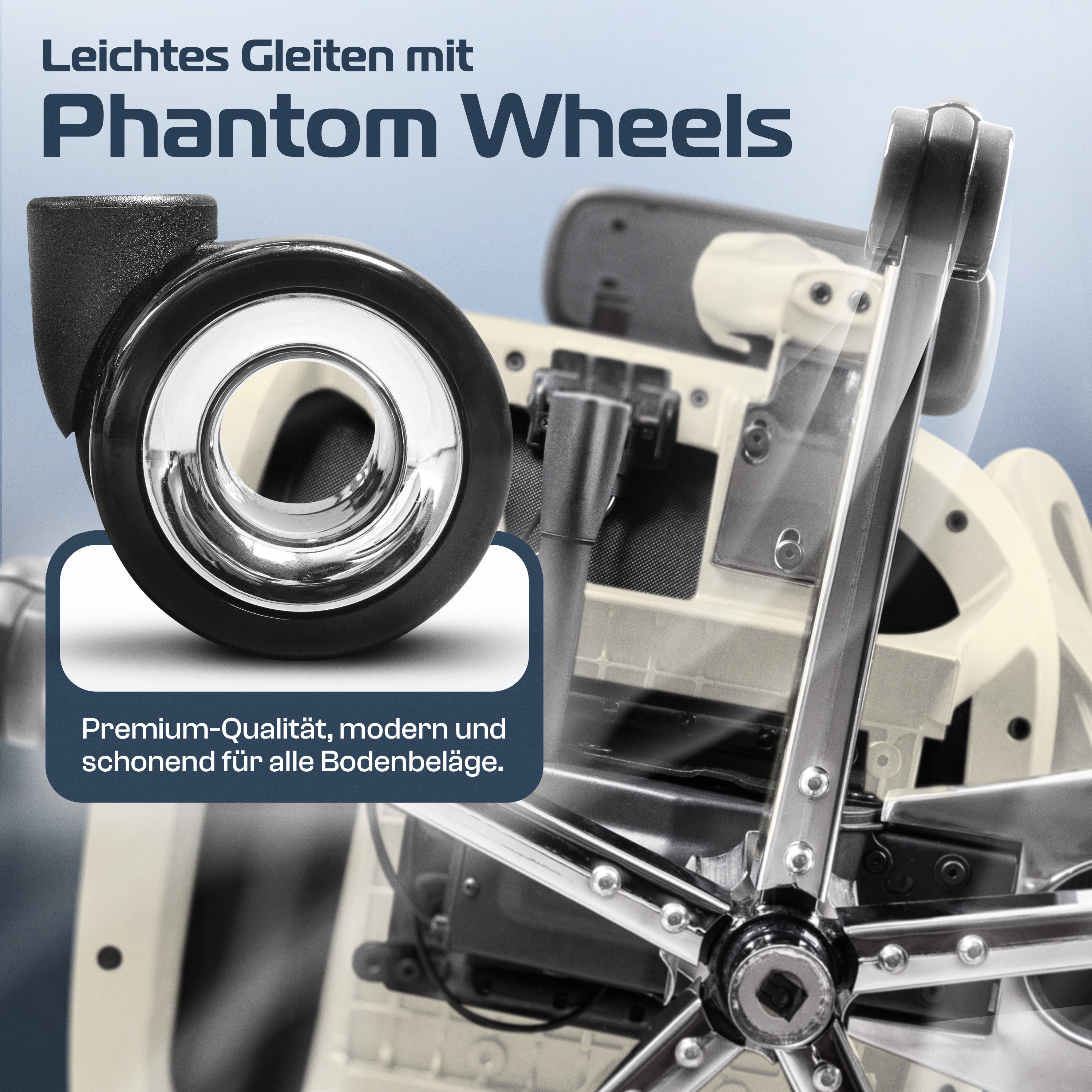 CLOUVOU MasterSeat – Ergonomischer Bürostuhl "Sitzen wie ein König – Komfort neu definiert" - Clouvou#farbe_creme