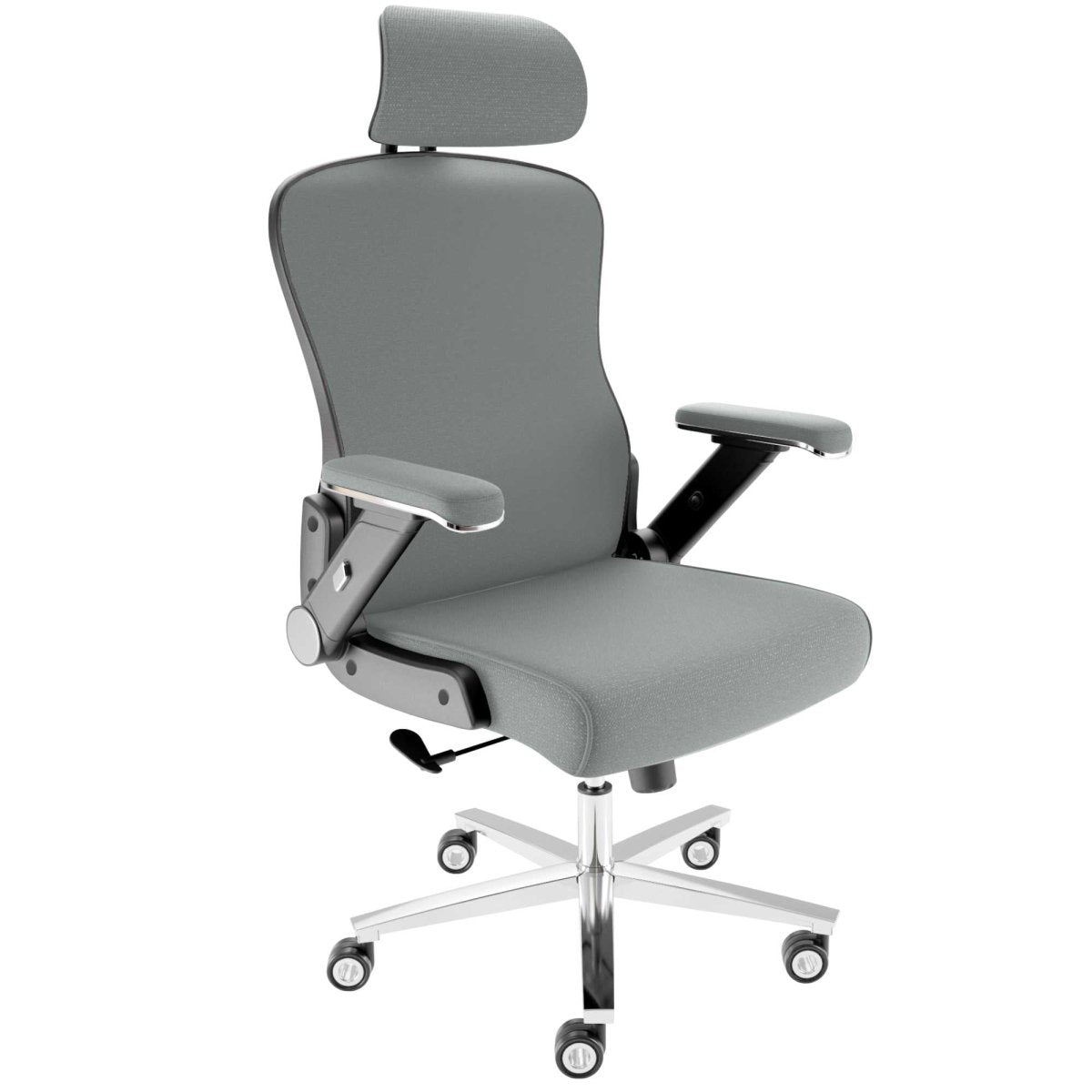 CLOUVOU PowerSeat - Ergonomischer extra breiter Bürostuhl - Clouvou Grau