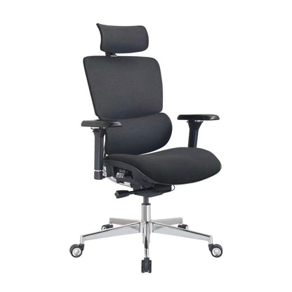 CLOUVOU MasterSeat – Ergonomischer Bürostuhl "Sitzen wie ein König – Komfort neu definiert" - Clouvou #farbe_schwarz