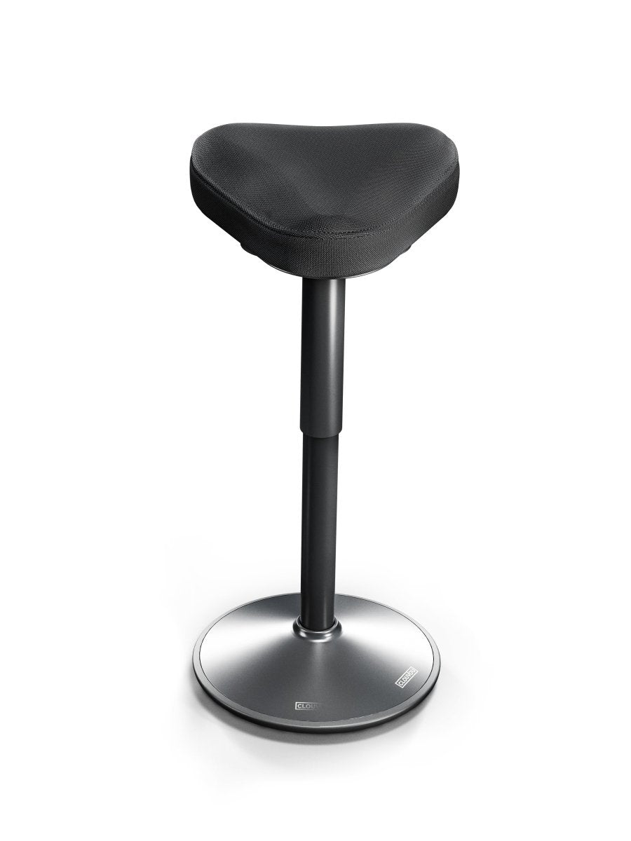 CLOUVOU Nexus (57 - 82cm) - Ergonomischer Hocker „Eine stilvolle neue Art des bequemen Sitzens“ - Clouvou #farbe_schwarz