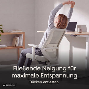 VOLUME – Ergonomischer Bürostuhl - Clouvou Schwarz